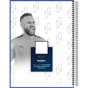 Caderno Oficial Neymar Jr Camisa 10 Universitário 1M 80f
