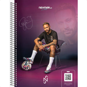 Caderno Oficial Neymar Jr Hora Da Virada Universitário 1M