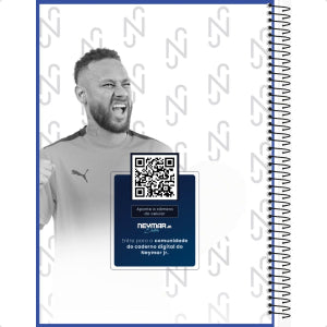Caderno Oficial Neymar Jr Hora Da Virada Universitário 1M