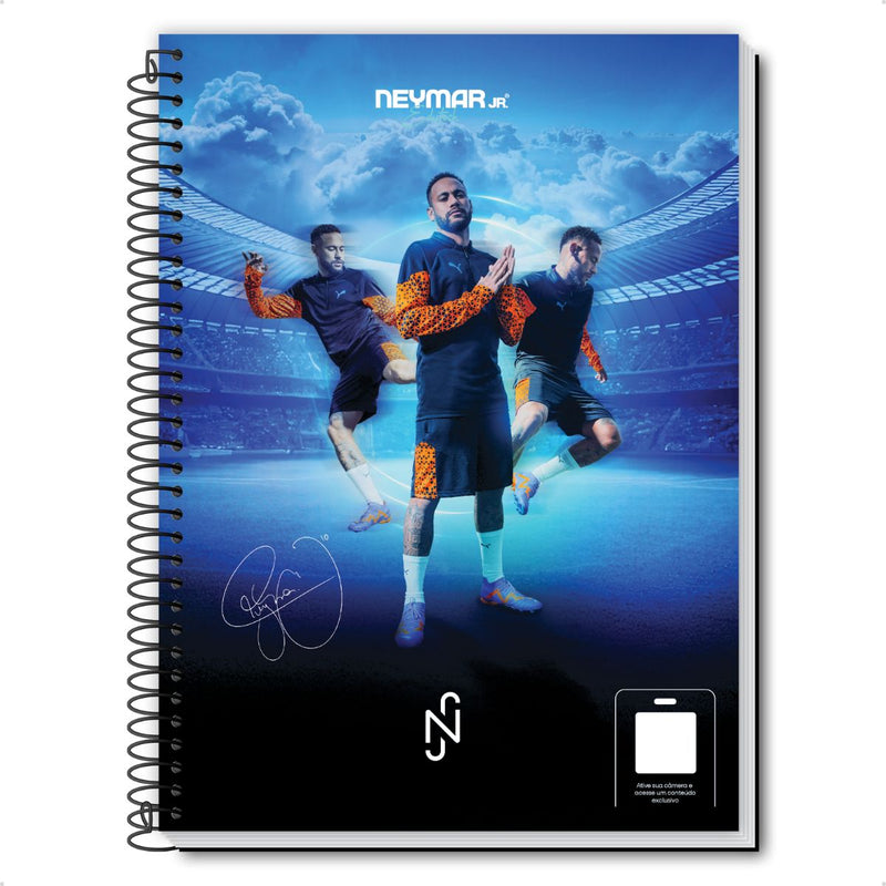Caderno Oficial Neymar Jr Camisa 10 Universitário 1M 80f